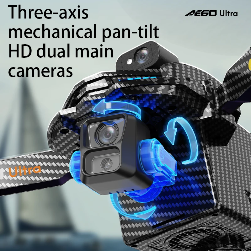 New AE60 RC Dr-one 4K 3-Axis P - Drone Gimbal ulasan dan harga