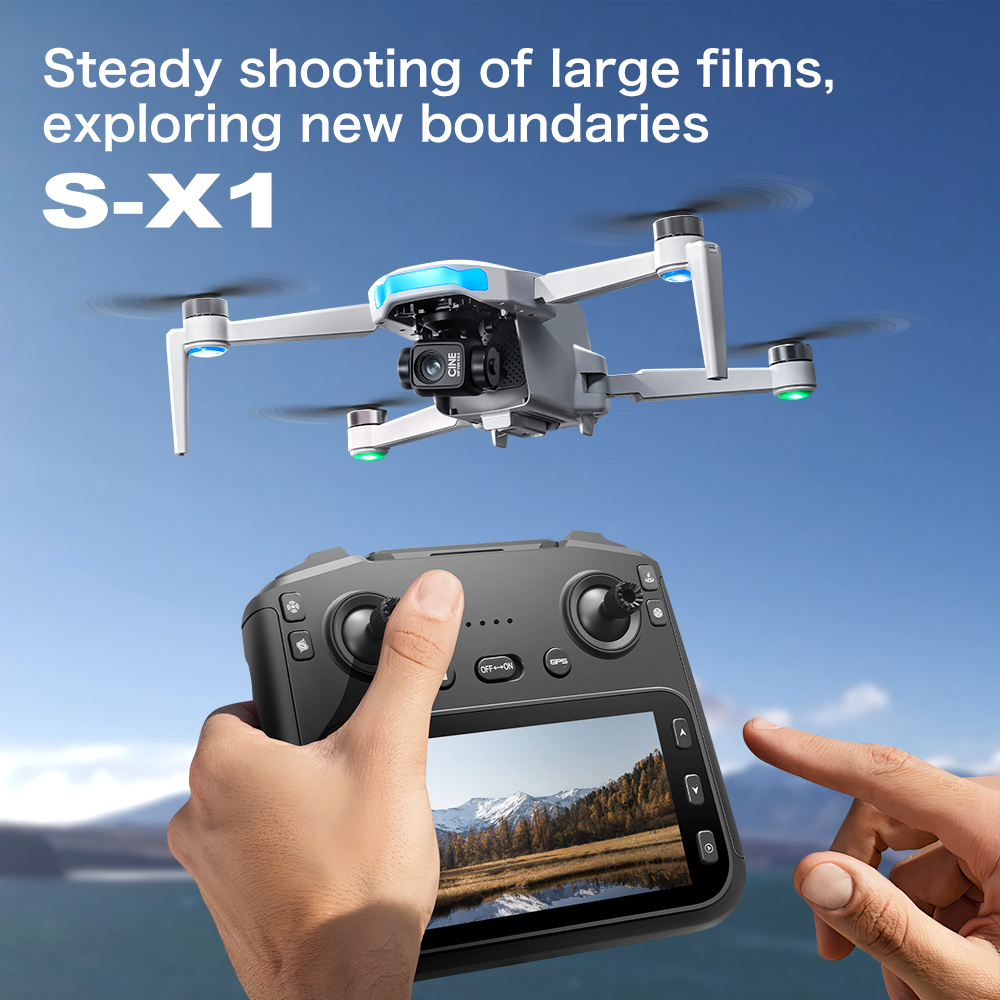 Original S-X1 GPS Foldable RC  - Drone Gps Mount ulasan dan harga